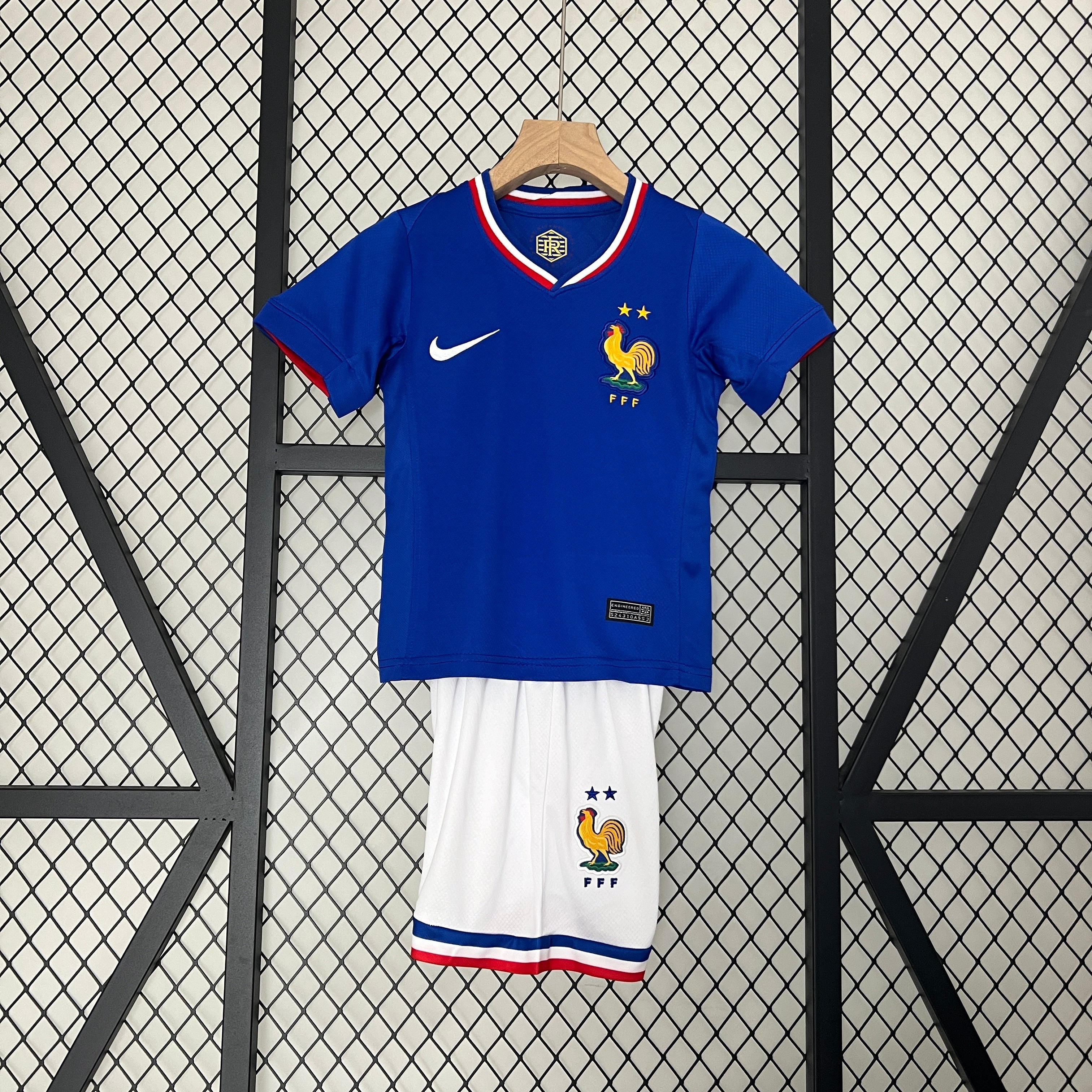 CAMISETA FRANCIA I EURO 2024 CONJUNTO INFANTIL