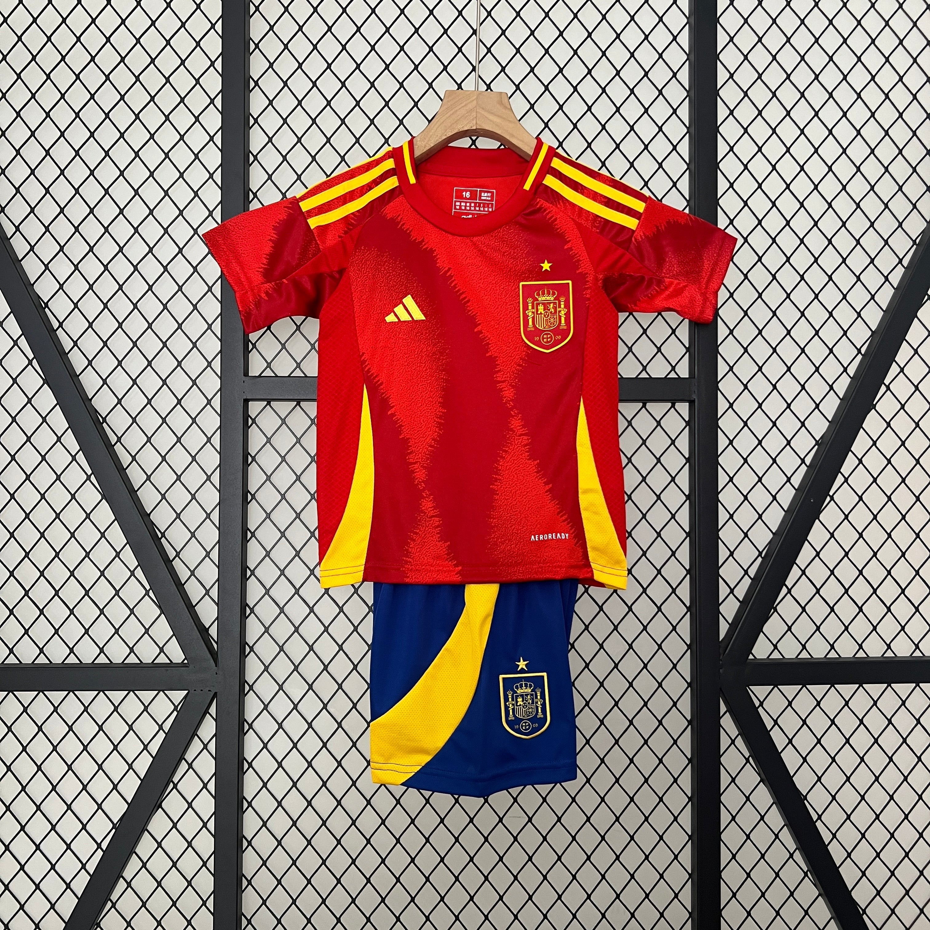 CAMISETA ESPAÑA I EURO 2024 CONJUNTO INFANTIL