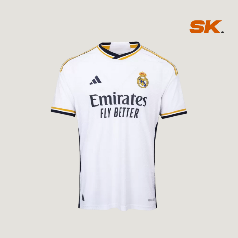 Camiseta Auténtica MBAPPÉ #9 Real Madrid 2023/24 Primera Equipación Local Hombre - Versión Jugador