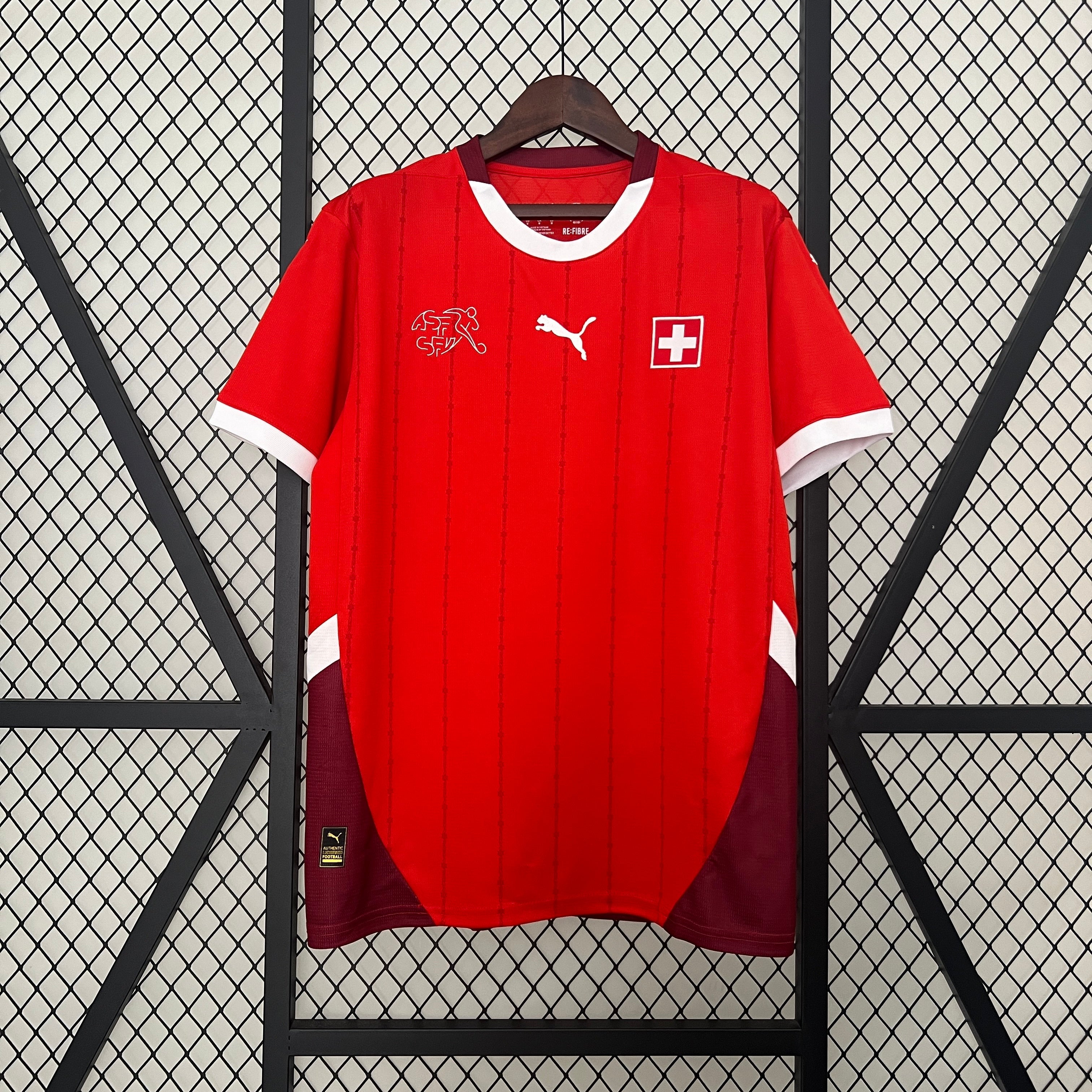 CAMISETA SUIZA I EURO 2024 HOMBRE