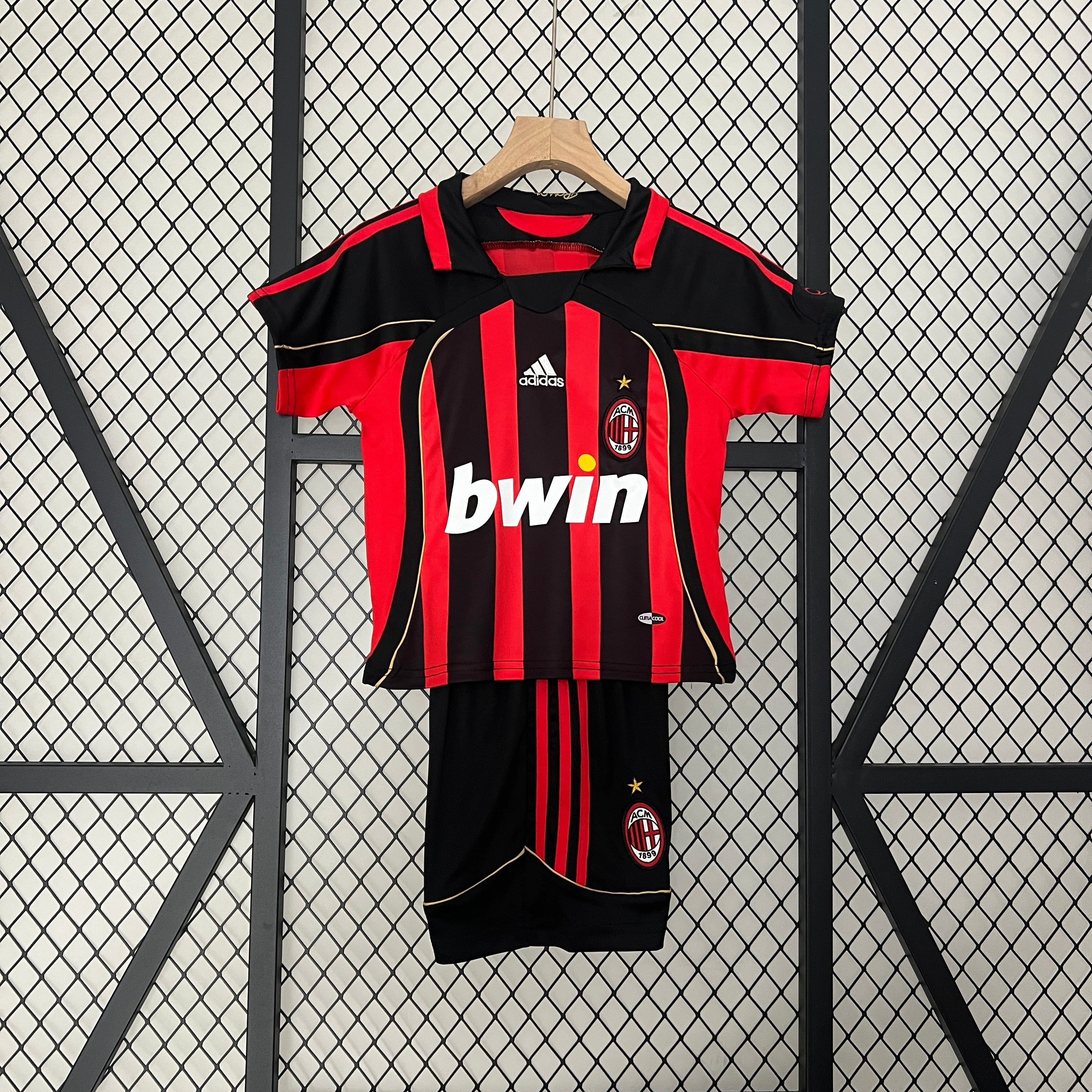 CAMISETA MILAN I 06/07 CONJUNTO INFANTIL (RETRO)