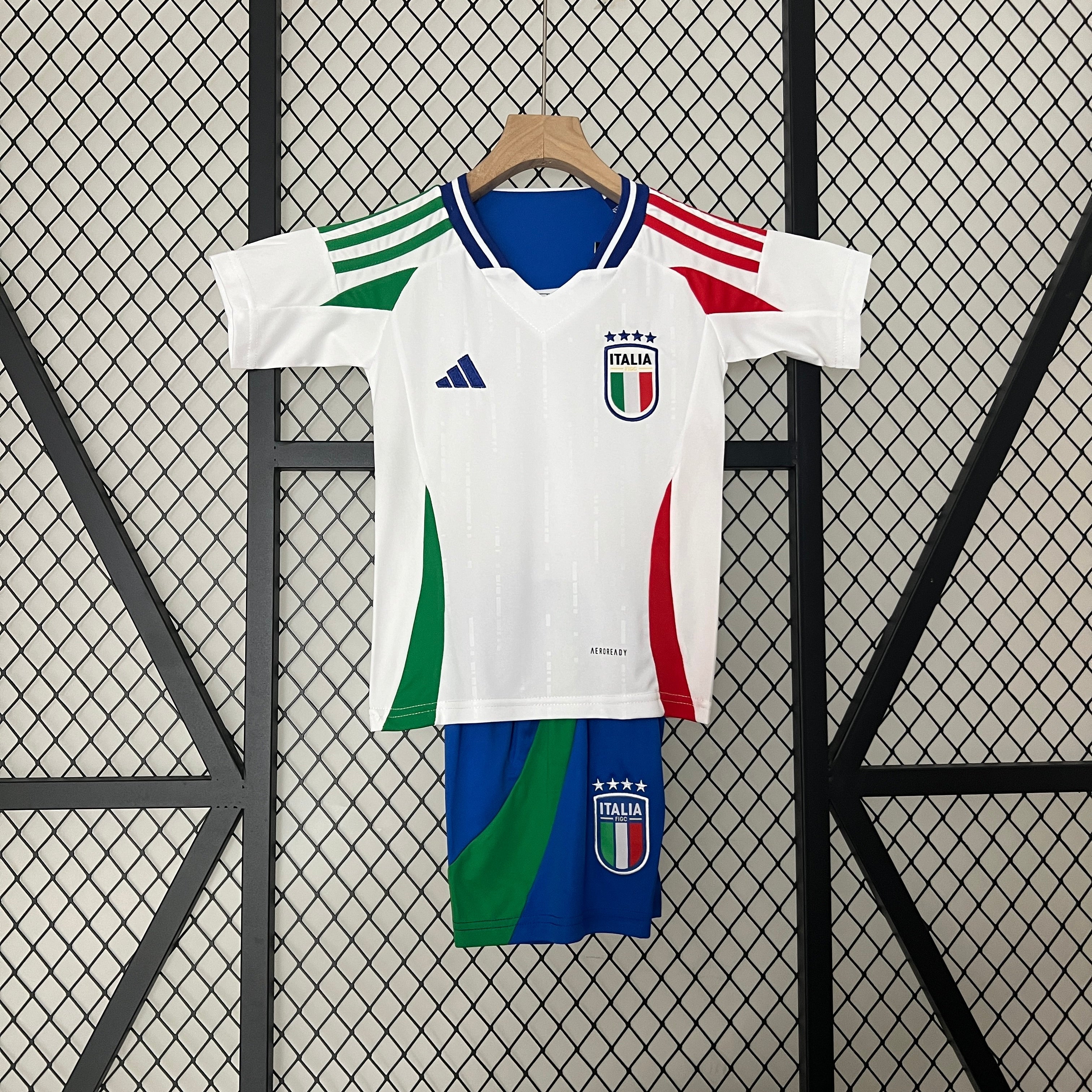 CAMISETA ITALIA II EURO 2024 CONJUNTO INFANTIL